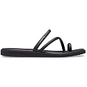 Crocs Women's Miami Toe Loop Sandals | Square Toe Flat | Flexible Straps | Croslite Foam Footbed