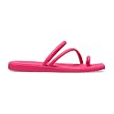 Crocs Women's Miami Toe Loop Sandals | Square Toe Flat | Flexible Straps | Croslite Foam Footbed