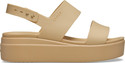 CROCS Women Wedges Sandal Brown 2