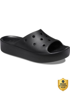 crocs women classic platform slides