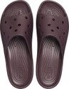CROCS Classic Platform Women Slides (Burgundy , 9 UK/India)