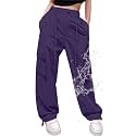 Cromoncent Girls &amp; Women Parachute Cargo Pants, 6Years-3XL