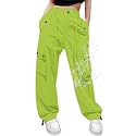 Cromoncent Girls &amp; Women Parachute Cargo Pants, 6Years-3XL