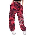 Cromoncent Girls &amp; Women Parachute Cargo Pants, 6Years-3XL
