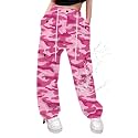 Cromoncent Girls &amp; Women Parachute Cargo Pants, 6Years-3XL