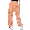 Cromoncent Girls &amp; Women Parachute Cargo Pants, 6Years-3XL