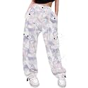 Cromoncent Girls &amp; Women Parachute Cargo Pants, 6Years-3XL