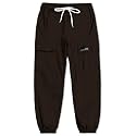 Cromoncent Girls&amp;Womens Cargo Pants Elastic Waist Lightweight Outdoor Jogger Pants, 6 Years - XX-Large