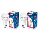 Crompton 12W Emergency LED Bulb Cool Day Light | Pack of 2 | Backup Lamp, Inverter Bulb for home | Rechargeable, 4 Hour Battery Back Up | B22 Base, Durable Design with Surge Protection
