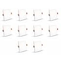 Crompton Star Lord 3IN1 LED Recessed Ceiling Panel Light 5W Square Multi-Colour | Pack of 10 | False Ceiling Mounted, Cutout: 4" | Energy-Efficient Slim LED Panel for Office, Home &amp; Commercial Use