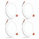 Crompton Star Lord 3IN1 | Recessed Downlighter | 5W | Round | 3IN1 Mood Lighting | Multi-colour | Pack of 4 | False Ceiling mounted | BIS Safe Wire