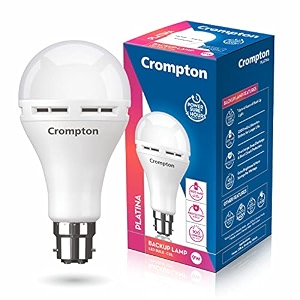 crompton emergency 9 w led bulb base b22 cool day light pack of 1