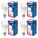 Crompton Emergency 9 W LED Bulb Base B22 Cool Day Light (Pack of 4)