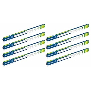 crompton laser ray smile 2 feet 10w led batten natural white - pack of 8