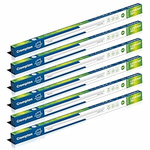 crompton laser ray smile 2 feet 10w led batten natural white - pack of 6