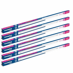 crompton laser ray maxx pro 30w led batten  energy efficient batten for home  natural white  pack of 6