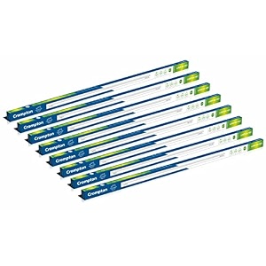 crompton laser ray maxx pro 36w led batten  energy efficient batten for home  warm white pack of 8