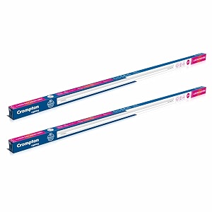 crompton laser ray maxx pro 36w led batten  energy efficient batten for home  natural white  pack of 2