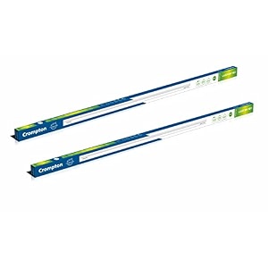 crompton laser ray maxx pro 36w led batten  energy efficient batten for home  warm white  pack of 2