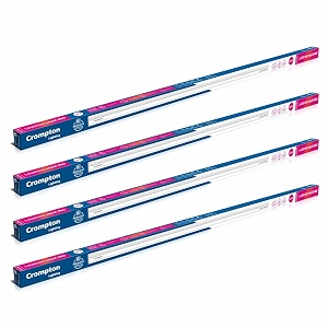 crompton laser ray maxx pro 36w led batten  energy efficient batten for home  warm white  pack of 4