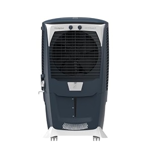 crompton ozone royale 55 litres desert air cooler for home  large amp easy clean ice chamber  high density honeycomb pads  everlast pump  humidity control  auto fill amp drain function