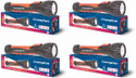 Crompton Pack of 4 Power Ray Rakshak Pro Torch (Black, Orange, 19.7 cm, Rechargeable)