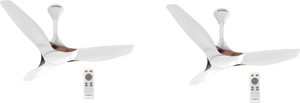 crompton silent pro enso with 5 year warranty 1225 mm ceiling fan silk white  pack of 2