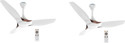 Crompton Silent Pro Enso with 5 Year Warranty 1225 mm Ceiling Fan (SILK WHITE | Pack of 2)