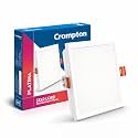 Crompton Star Lord | Recessed Ceiling Lights | 10W | Square | Warm White | for False Ceiling Installation | Cutout: 4" | for Home, Living Room, Office &amp; Shops | Pack of 1