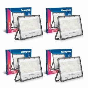 crompton tablight outdoor waterproof led flood light 30w cool day light  pack of 1  ip65 rated wide-beam bis approved  ideal for garage garden parking amp commercial use