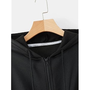 Crop Hooded Sweatshirt for Women Winter Wear