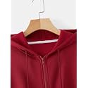 Crop Hooded Sweatshirt for Women Winter Wear