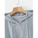 Crop Hooded Sweatshirt for Women Winter Wear