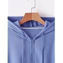Crop Hooded Sweatshirt for Women Winter Wear