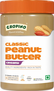 cropino classic peanut butter creamy made with rosted peanutsgluten freehigh protein 800 g
