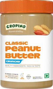 cropino classic peanut butter crunchy made with rosted peanutsgluten free high protein 800 g