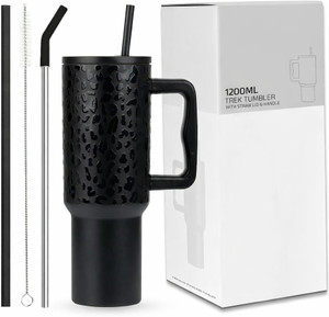 cropito Insulated Tumbler with Handle Straw