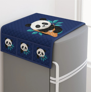 Crosmo Refrigerator Cover Width 53 cm Blue