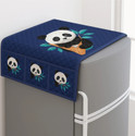 Crosmo Refrigerator Cover Width 53 cm Blue