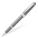 Cross Bailey Light Polished Gray Rollerball Pen – Refillable, Medium Point Black Ink, Presented in Everyday Gift Box