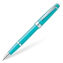 Cross Bailey Light Polished Teal Rollerball Pen – Refillable, Medium Point Black Ink, Presented in Everyday Gift Box