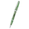Cross Bailey Light Translucent Green Resin Rollerball Pen – Bright Chrome Internal Mechanism with Chrome-Plated Accents, Refillable
