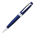 Cross Bailey Blue Lacquer Ballpoint Pen, Medium Point, Black Ink