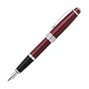 Cross Bailey Red Lacquer Medium Nib Fountain Pen, Black Ink