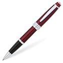 Cross Bailey Red Lacquer Rollerball Pen, Medium Point, Black Ink