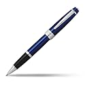 Cross Bailey Blue Lacquer Rollerball Pen, Medium Point, Black Ink
