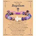 EFVISD Cross Bracelet Gifts for Boys Girls Christian Religious Gifts