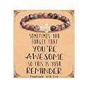 Cross Bracelet for Women Christian Gifts for Daughter Mom Grandma Niece Godmother Religious Baptism Jewelry Birthday Retirement Gifts Beaded Bracelet