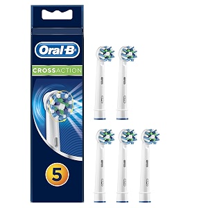 crossaction by oral-b replacement heads 5 pack