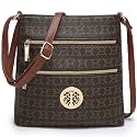 Crossbody Bags for Women Multi Pocket Crossbody Purses Trendy Vegan Leather Shoulder Handbags with Adjustable Strap